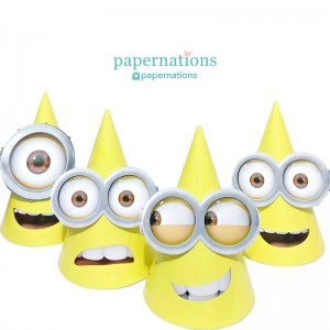 Minion Eyes Cone Hats